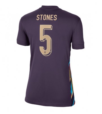 England John Stones #5 Udebanetrøje Dame EM 2024 Kort ærmer